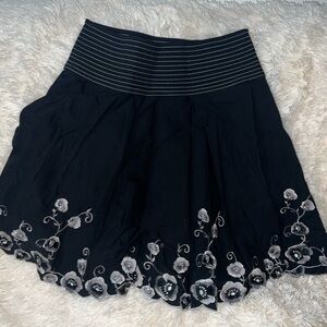 Nine West Black Skirt with Embellishments
